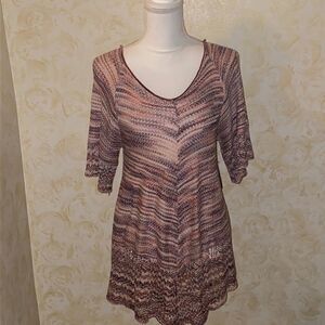 NWT! Faded Glory Rose Sweater Dress/Top!